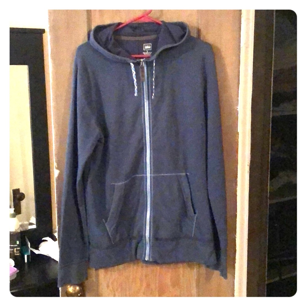 REI lightweight slim zip up hoodie